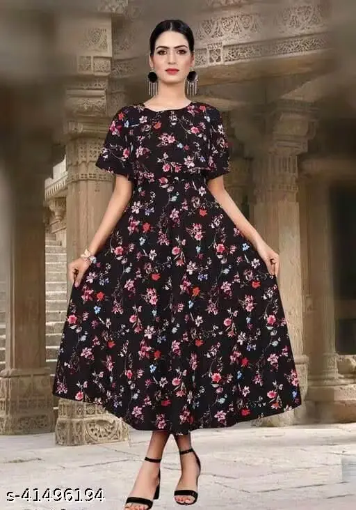 Black Floral 